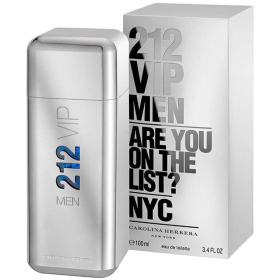 Perfume Masculino 212 Vip Men Carolina Herrera Eau de Toilette - Image 2