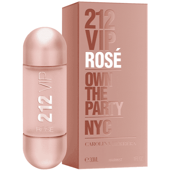 Perfume para Cabelo 212 Vip Rosé Carolina Herrera - Image 2