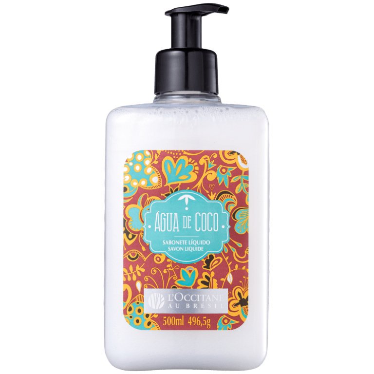 Sabonete Líquido Água de Coco L'Occitane Au Brésil 500ml