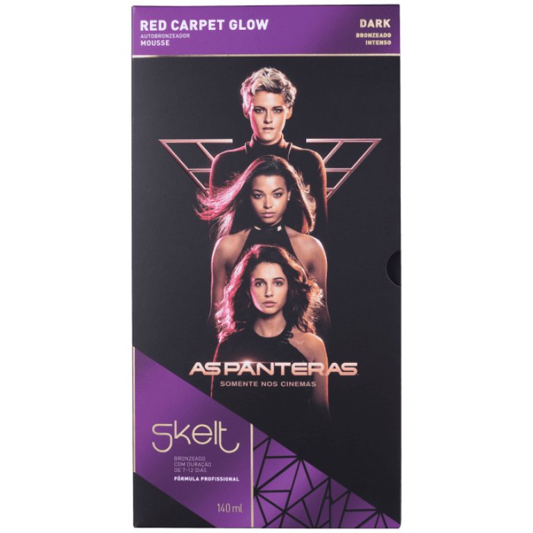 Mousse Autobronzeador Red Carpet Glow Dark Skelt 140ml - Image 2