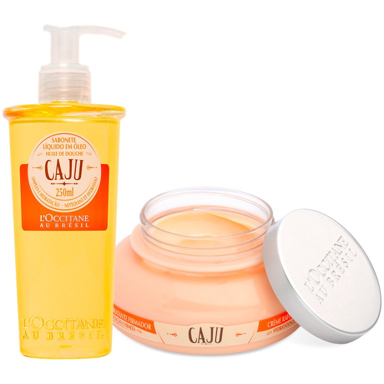 Kit Caju Sabonete Líquido + Hidratante Firmador L'Occitane Au Brésil (2 Produtos)