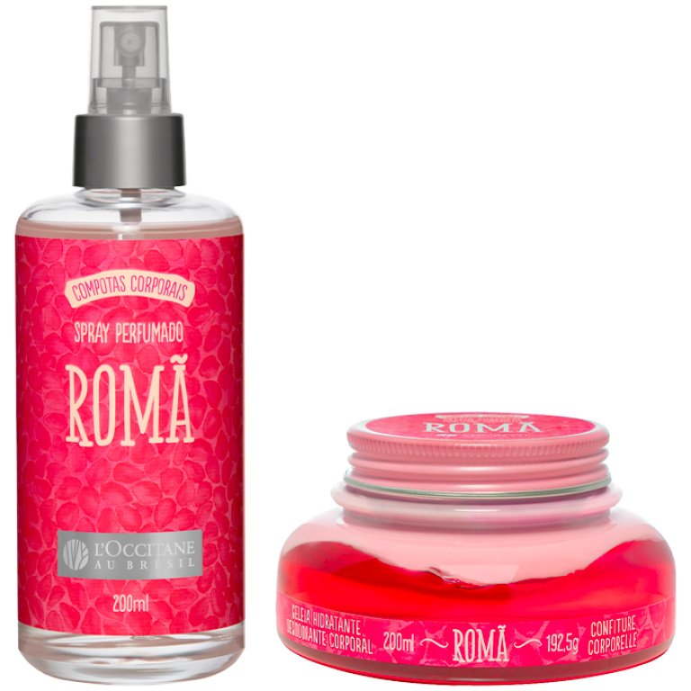 Kit Romã Spray + Geléia Hidratante L'Occitane Au Brésil (2 Produtos)
