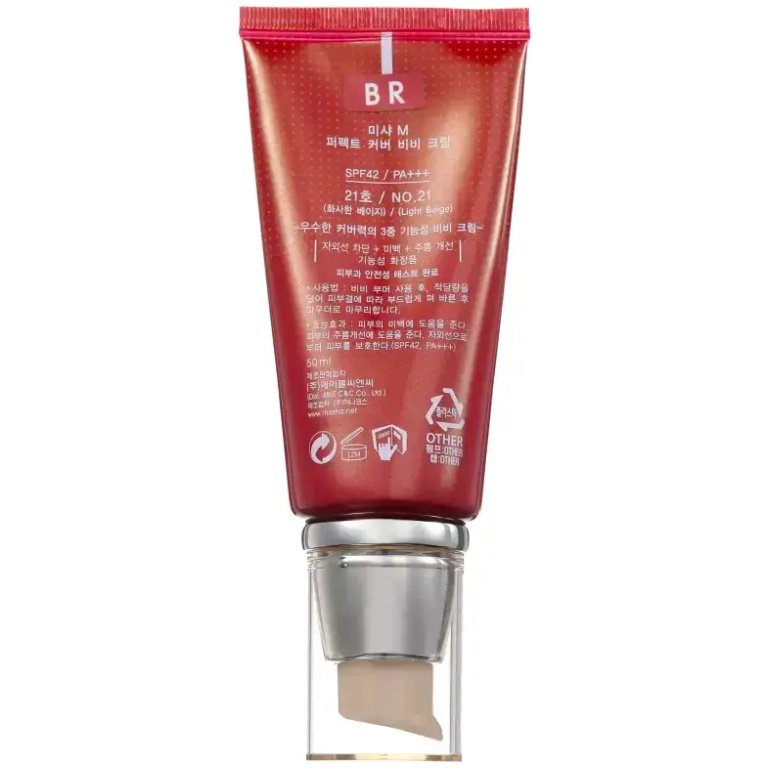 BB Cream M Perfect Cover Missha 50ml - Image 2