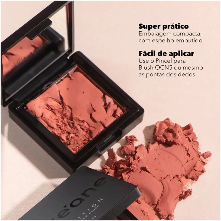 Blush Cremoso Caramelo Cream Blush Caramel Edition Océane 6g - Image 4