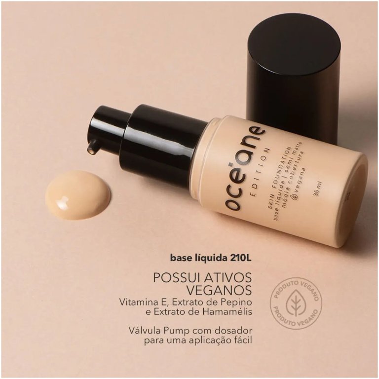 Base Líquida Semi-Matte Skin Foundation Edition Océane 35ml - Image 2