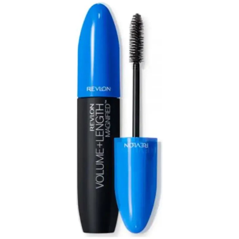 Máscara para Cílios Volume + Length Magnified Blackest Black 301 Revlon 8,5ml