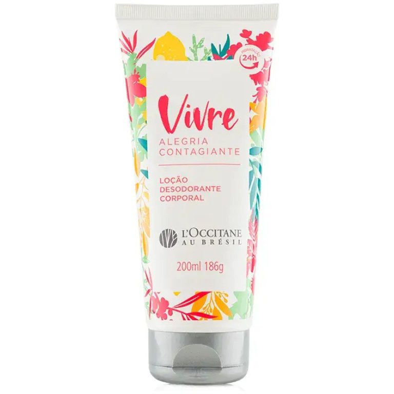 Loção Corporal Vivre Alegria Contagiante L'Occitane Au Brésil 200ml
