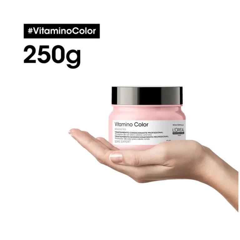Máscara Capilar Serie Expert Vitamino Color L'Oréal Professionnel 250g - Image 3
