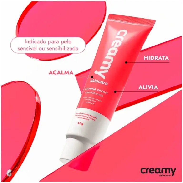 Creme Hidratante Facial Calming Cream Creamy 40g - Image 2