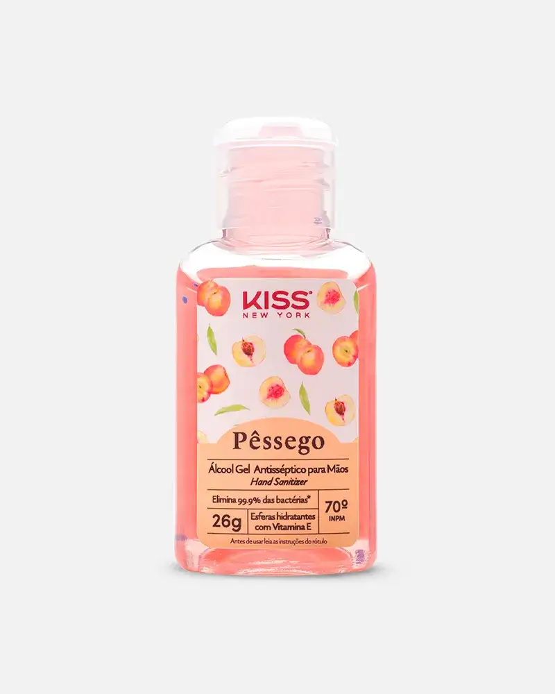Álcool em Gel Pêssego Kiss New York 26g