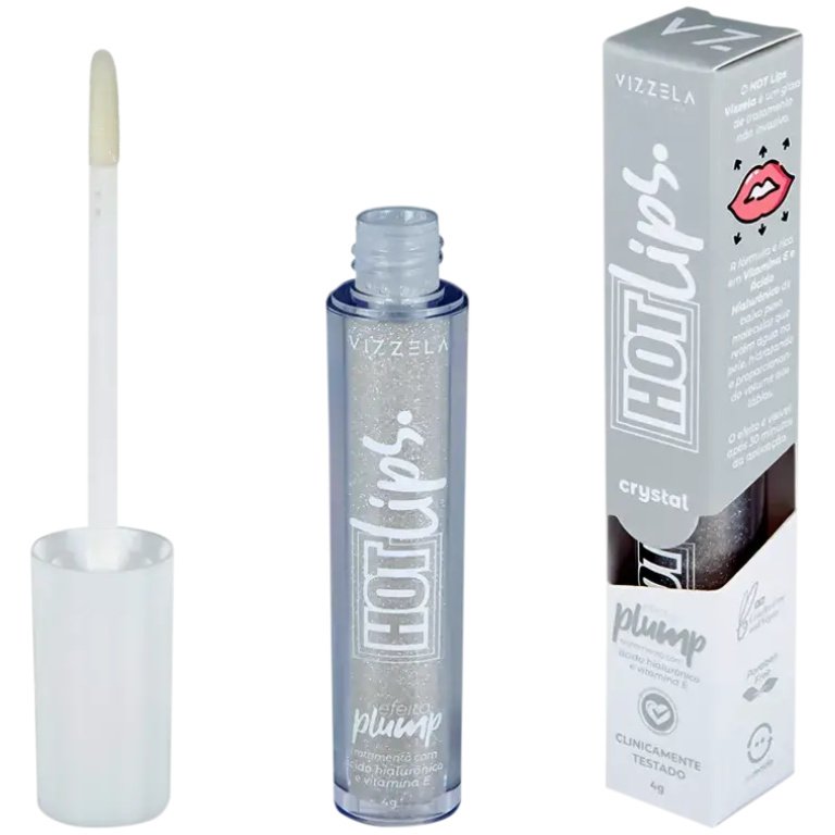 Gloss Labial Hot Lips Vizzela 4g