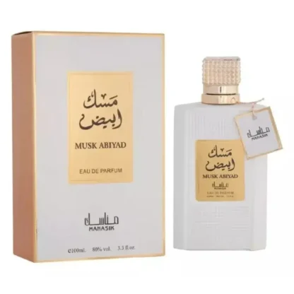 Perfume Compartilhável Árabe Musk Abiyad Manasik Eau de Parfum 100ml