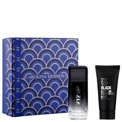 Kit Masculino 212 Vip Black Carolina Herrera Eau de Parfum 100ml