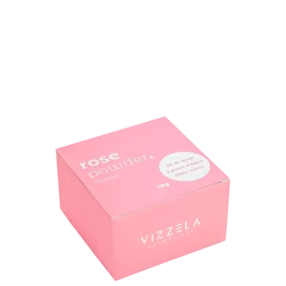 Pó Solto Facial Rosa Rose Powder Vizzela 10g - Image 3