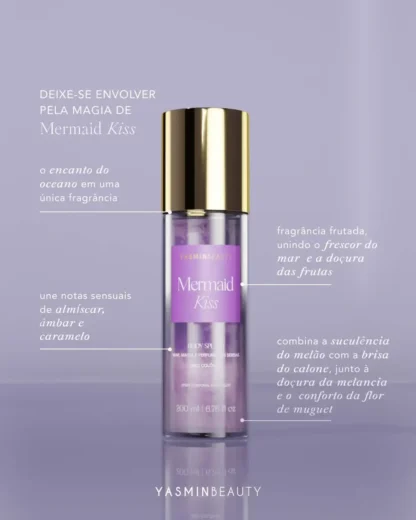 Body Splash Mermaid Kiss Yasmin Beauty 200ml - Image 2