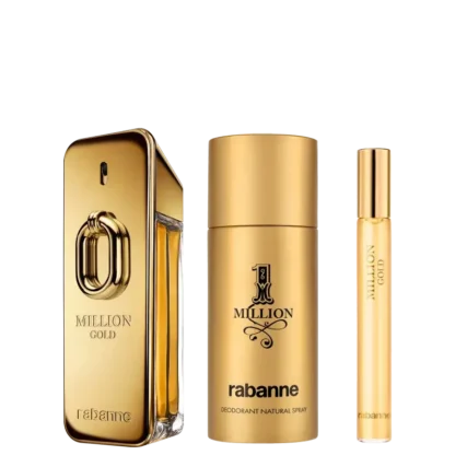 Kit Masculino Million Gold Rabanne Eau de Parfum Intense 100ml - Image 2