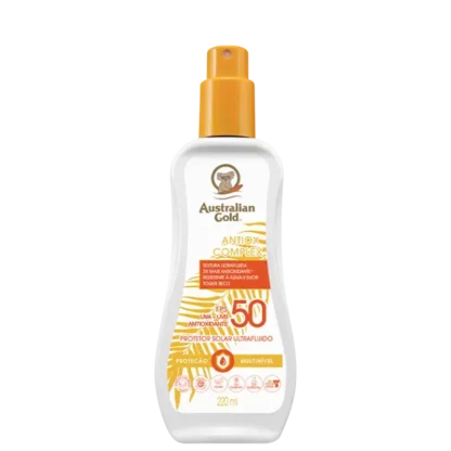Protetor Solar Corporal Antiox Complex Ultra Fluido FPS 50 Australian Gold 220ml