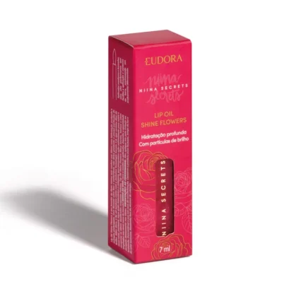 Lip Oil Shine Flowers Rosa Silvestre Niina Secrets Eudora 7ml - Image 5