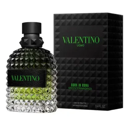 Perfume Masculino Uomo Born in Roma Green Stravaganza Valentino Eau de Toilette - Image 2