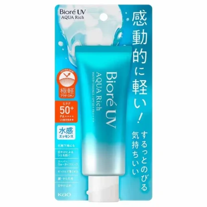 Protetor Solar Facial e Corporal UV Aqua Rich Watery Essence FPS50 Bioré 70g - Image 2