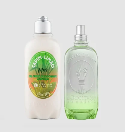 Kit Colônia 100ml + Loção Corporal 250ml Capim-Limão mate L'Occitane Au Brésil