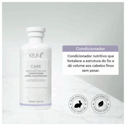 Condicionador Absolute Volume Keune 250ml - Imagem 2