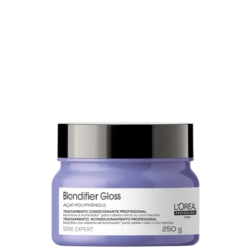 Kit Shampoo 300ml + Máscara 250g Blondifier Gloss + Óleo 90ml Absolut Repair L'Oréal Professionnel - Imagem 3