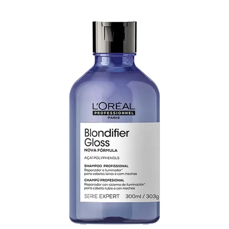 Kit Shampoo 300ml + Máscara 250g Blondifier Gloss + Óleo 90ml Absolut Repair L'Oréal Professionnel - Imagem 2