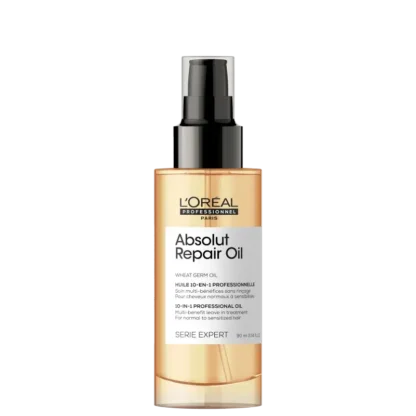 Kit Shampoo 300ml + Máscara 250g Blondifier Gloss + Óleo 90ml Absolut Repair L'Oréal Professionnel - Imagem 4