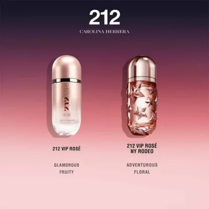 Perfume Feminino 212 Vip Rose NY Rodeo Carolina Herrera Eau de Parfum 80ml - Image 4