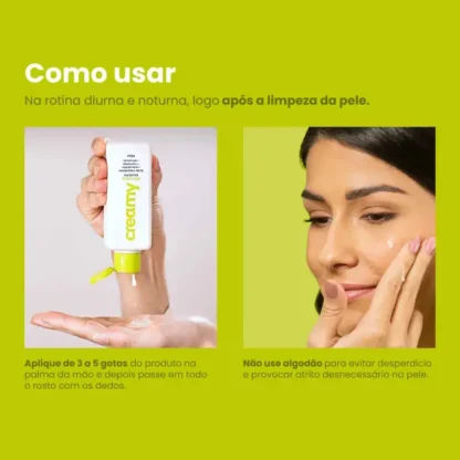 Tônico Facial Ácido Tranexâmico Solução Creamy 90ml - Image 4