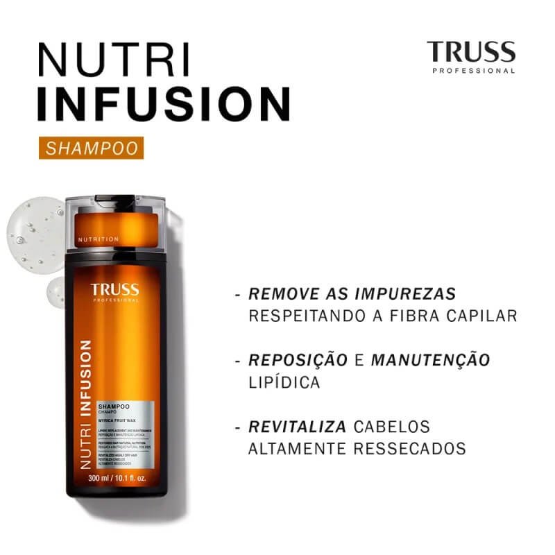 Shampoo Nutri Infusion Truss 300ml - Imagem 3