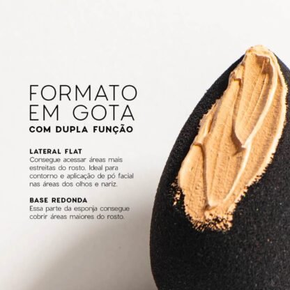 Esponja de Maquiagem Flat Drop Edition Océane - Imagem 4
