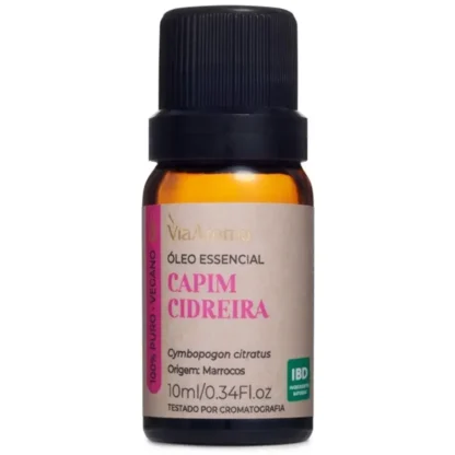 Óleo Essencial Capim Cidreira Via Aroma 10ml