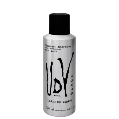 Body Spray Masculino Black Ulric de Varens UDV 200ml