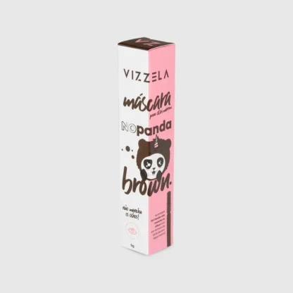 Máscara Para Cílios Marrom No Panda Brown Vizzela 5g - Image 4