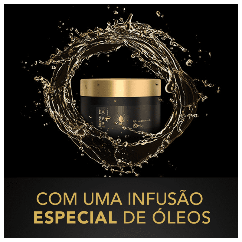 Máscara Capilar Dark Oil Sebastian Professional 150ml - Imagem 3