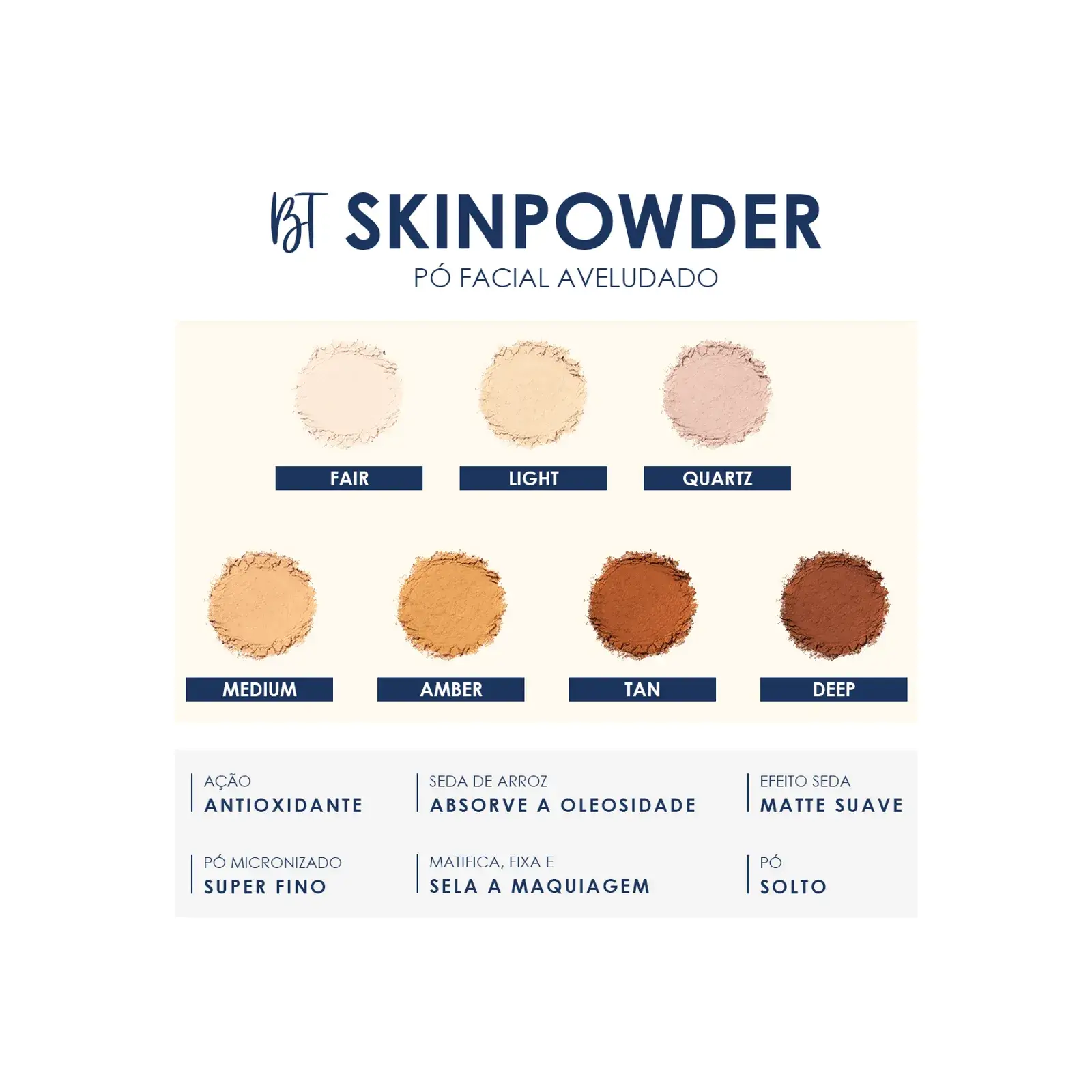 Pó Facial Aveludado BT SkinPowder Bruna Tavares - Imagem 5