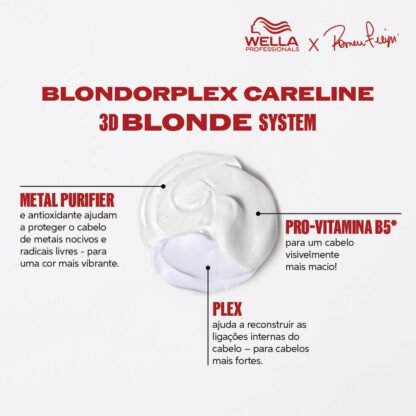 Shampoo Fortificante Blondorplex Wella Professionals 250ml - Imagem 5