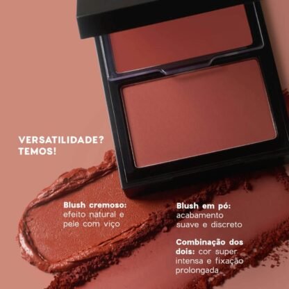 Duo Blush Cremoso e Pó Edition Océane 10,2g - Image 3