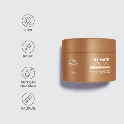 Máscara Capilar Ultimate Luxe Oil Wella Professionals 500ml - Image 3