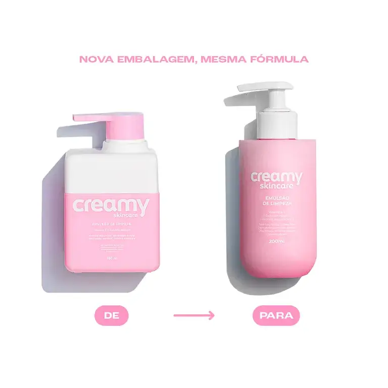 Emulsão de Limpeza Facial Creamy 200ml - Imagem 2