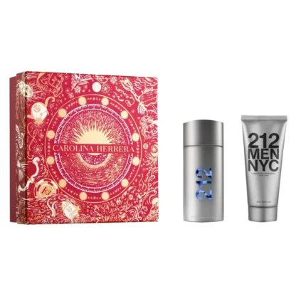 Kit Masculino 212 Men NYC Carolina Herrera Eau de Toilette 100ml + Gel Pós-Barba 100ml