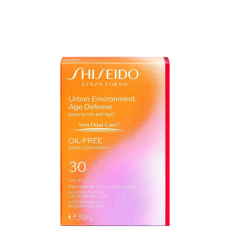 Protetor Solar Facial Urban Environment Age Defense Oil-Free SPF30 Shiseido 30ml - Imagem 2