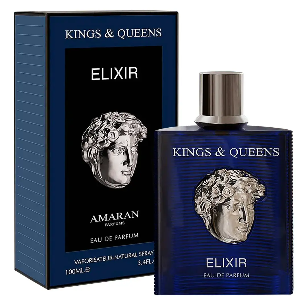 Perfume Masculino Árabe Elixir Kings & Queens Amaran Eau de Parfum 100ml - Imagem 2