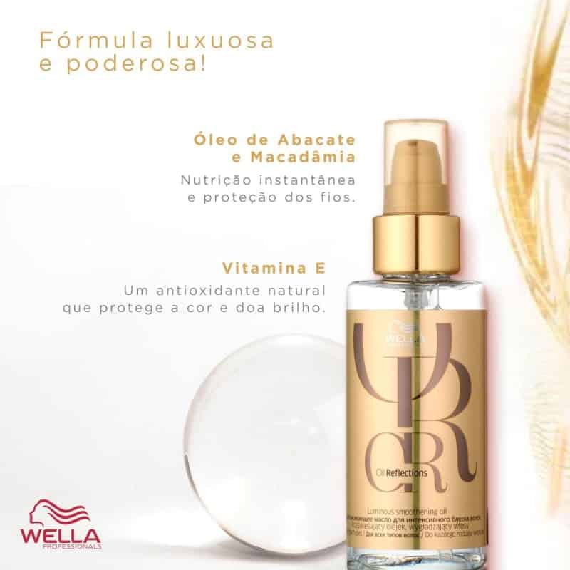 Óleo Capilar Oil Reflections Wella Professionals 100ml - Imagem 3