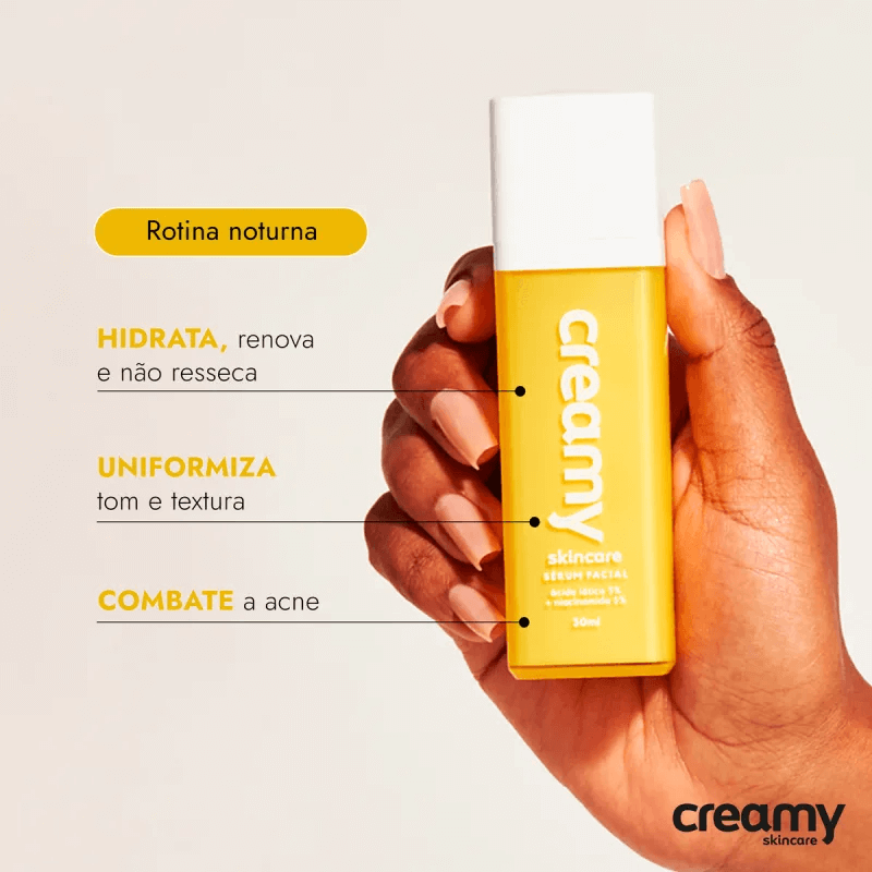 Sérum Facial Ácido Lático Creamy 30g - Imagem 4