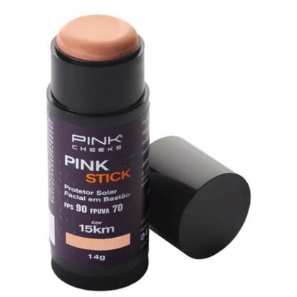 Protetor Solar Facial Pink Stick FPS 90 Pink Cheeks 14g