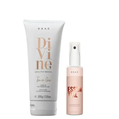 Kit Mini Essential 60ml + Leave-in Ten in one Divine 200g Braé