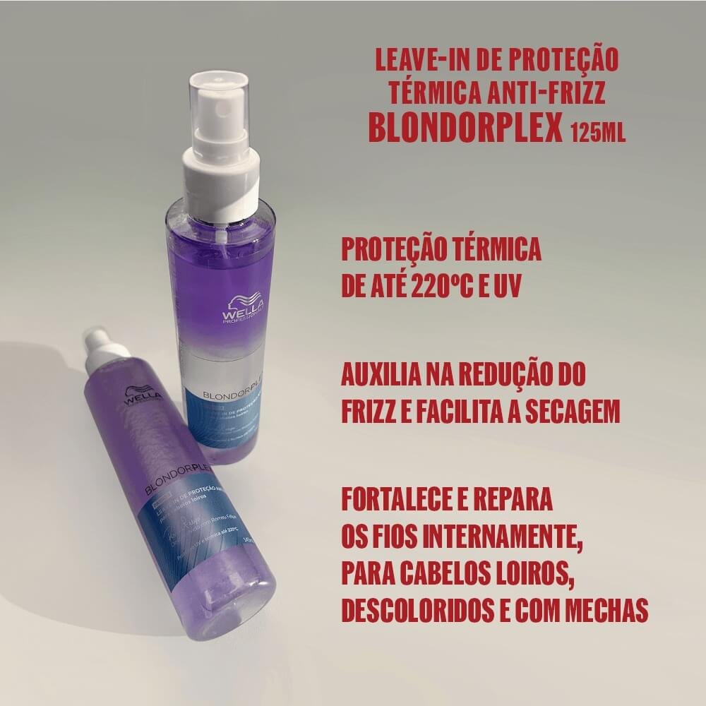 Leave-in Antifrizz Blondorplex Wella Professionals 145ml - Imagem 4